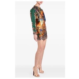 Aquilano Rimondi Graphic-Print Mini Dress
